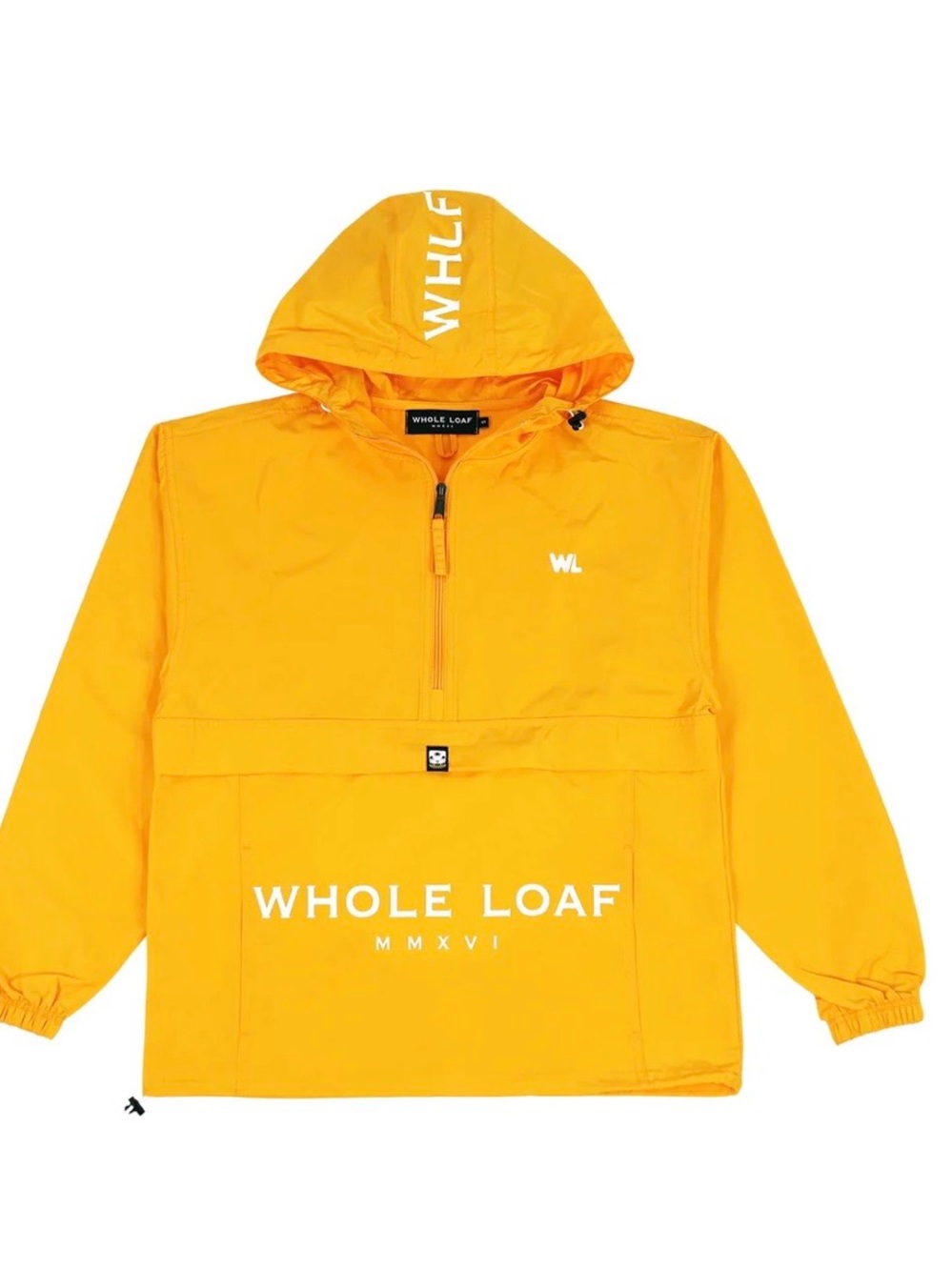Champions Whole Loaf Yellow Pullover Windbreaker Hoodie